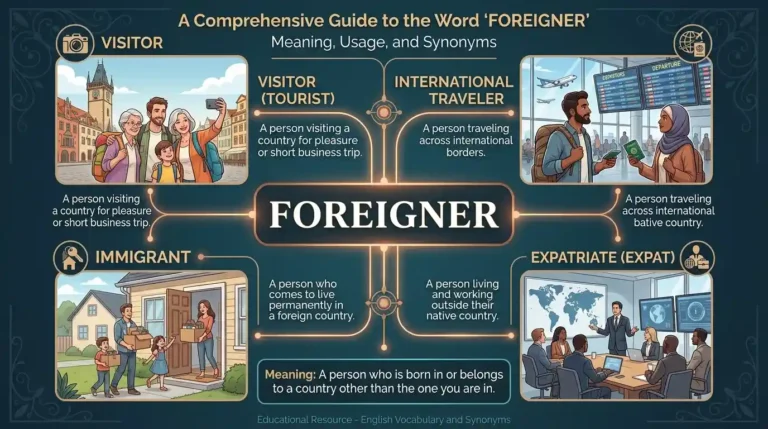 Synonym of foreigner