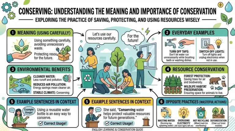 Synonyms of Conserving