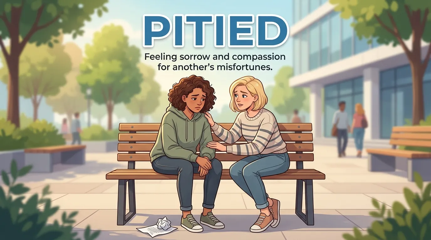 Synonyms of Pitied