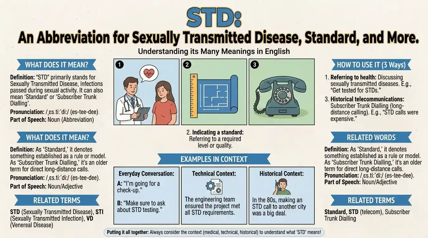 Synonyms of STD