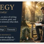 Synonyms of Elegy