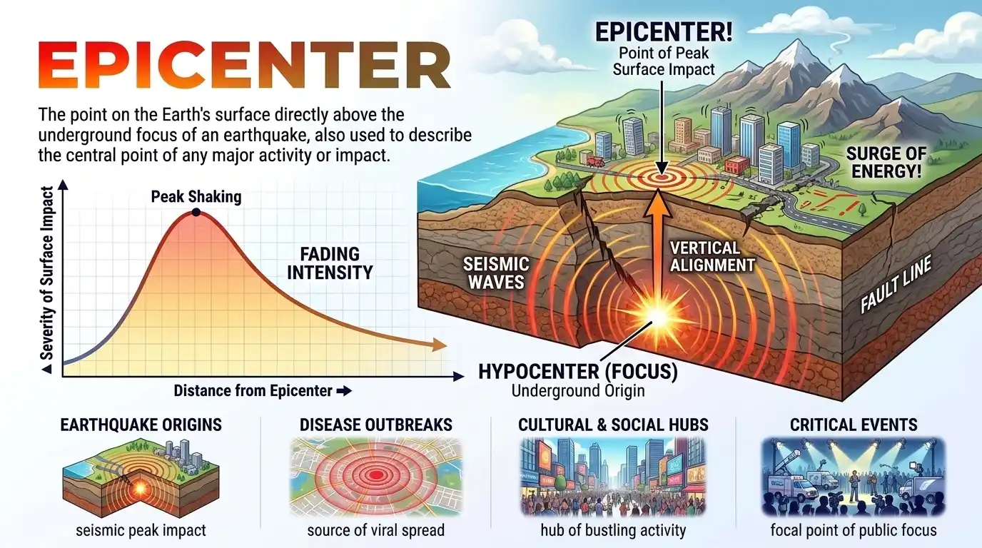 Synonyms of Epicenter