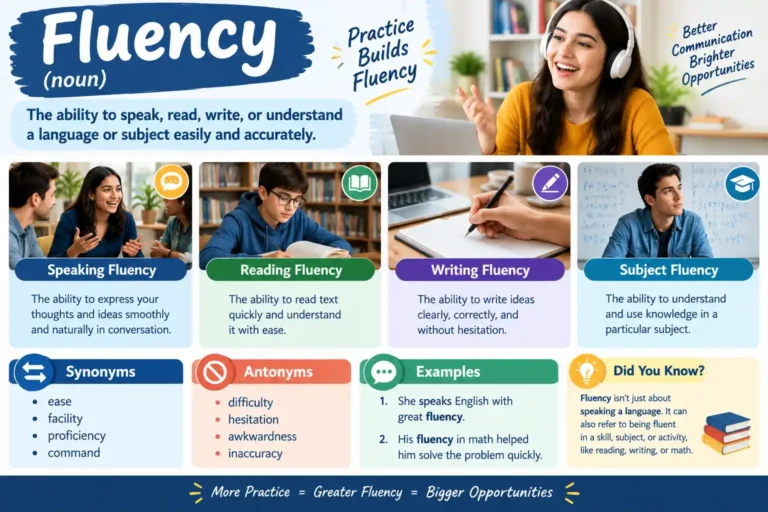 Synonyms of Fluency