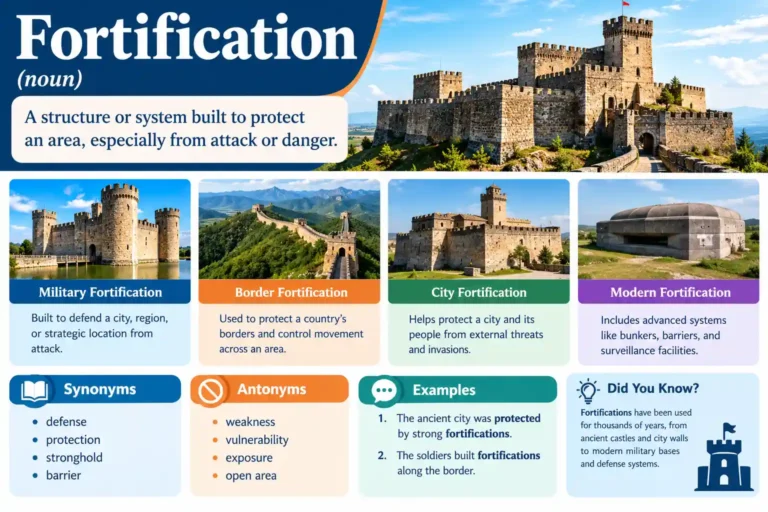 Synonyms of Fortification