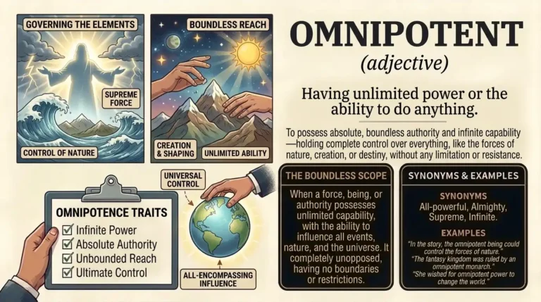 Synonyms of Omnipotent