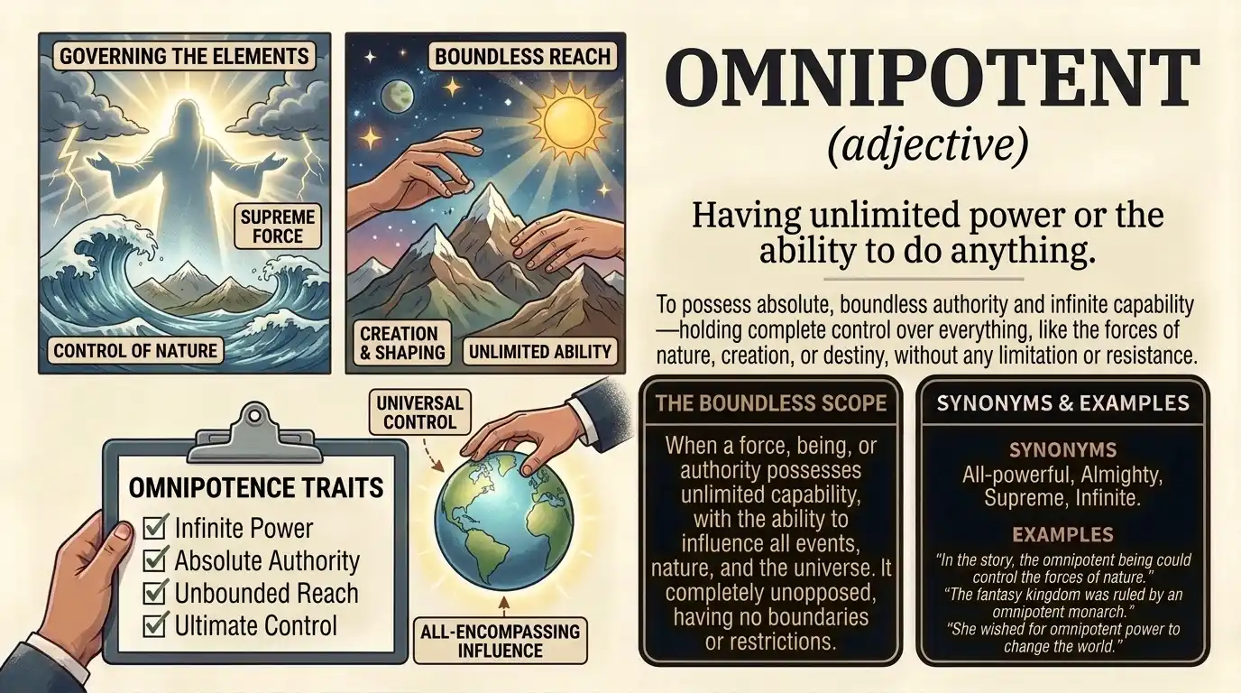Synonyms of Omnipotent